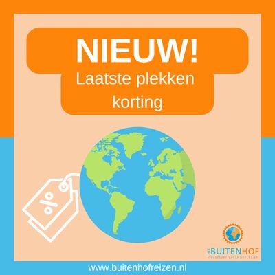 Nieuwe korting voor de laatste plekken: ontdek, ontmoet en geniet voordeliger!