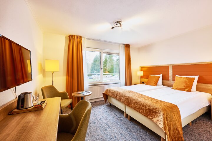 Buitenhof reizen voor mensen met een verstandelijke beperking - Hotel 't Kruisselt - slaapkamer voorbeeld Buitenhof reizen voor mensen met een verstandelijke beperking - Hotel 't Kruisselt - slaapkamer voorbeeld