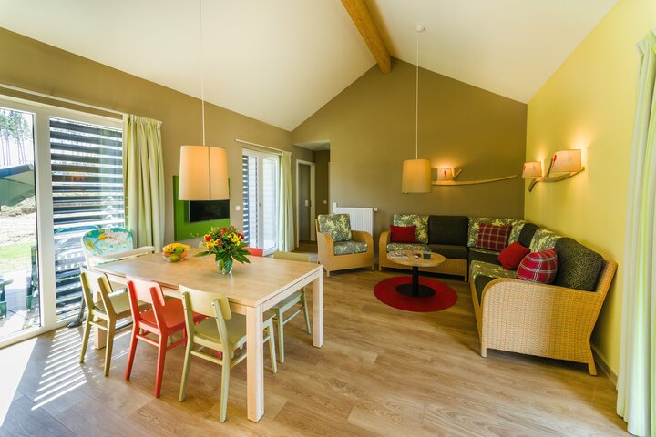 Buitenhof Reizen voor mensen met een verstandelijke beperking- Center Parcs Allgau - woonkamer