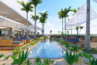 Buitenhof Reizen - Kaapverdië - begeleide groepsreizen met een verstandelijke beperking - hotel buitenkant Buitenhof Reizen - Kaapverdië - begeleide groepsreizen met een verstandelijke beperking - hotel buitenkant