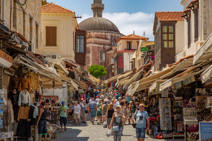 Rhodos - begeleide vakanties voor mensen met een beperking - Rhodos-stad verkennen Rhodos - begeleide vakanties voor mensen met een beperking - Rhodos-stad verkennen
