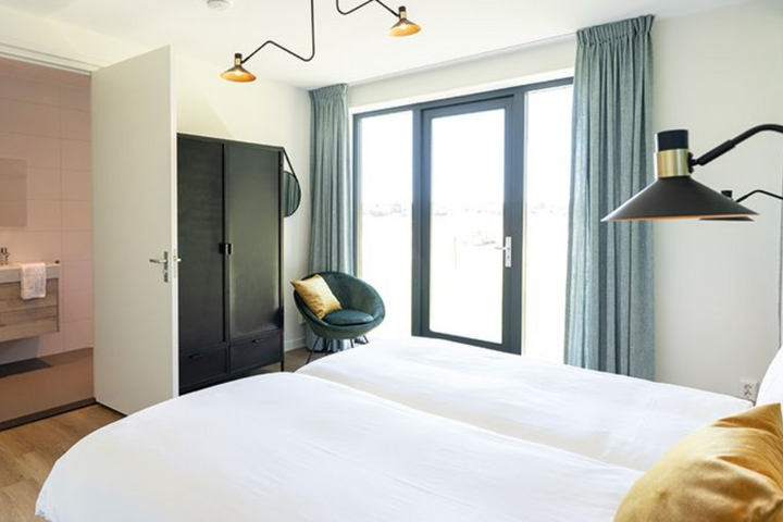 Buitenhof Reizen - Texel - begeleide vakanties voor mensen met een beperking - Rovershut slaapkamer Buitenhof Reizen - Texel - begeleide vakanties voor mensen met een beperking - Rovershut slaapkamer