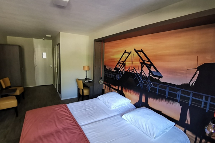 Buitenhof Reizen - Rondje Veluwe - begeleide vakanties voor mensen met een beperking - De Hoeve van Nunspeet slaapkamer voorbeeld Buitenhof Reizen - Rondje Veluwe - begeleide vakanties voor mensen met een beperking - De Hoeve van Nunspeet slaapkamer voorbeeld