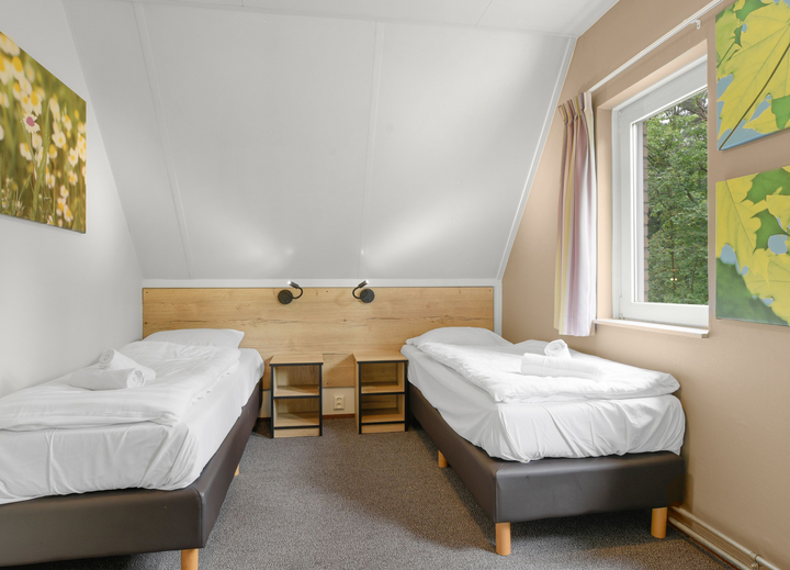 Buitenhof Reizen voor mensen met een verstandelijke beperking - Landal 't Loo- Slaapkamer