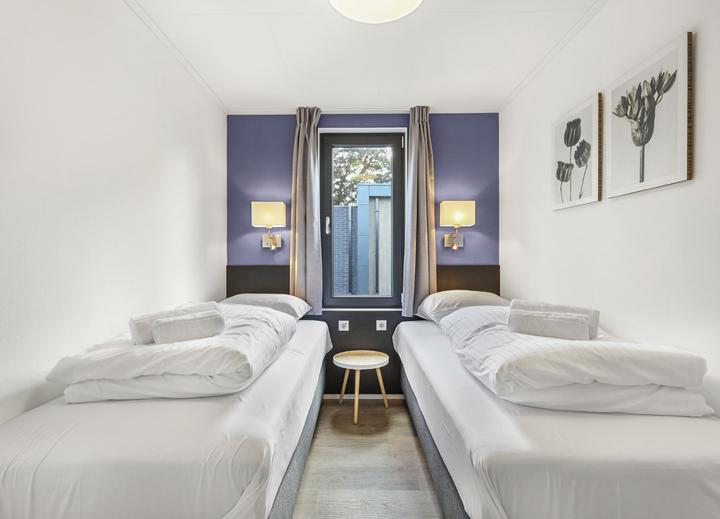 Buitenhof Reizen voor mensen met een verstandelijke beperking - Landal Vlinderhoeve - slaapkamer Buitenhof Reizen voor mensen met een verstandelijke beperking - Landal Vlinderhoeve - slaapkamer