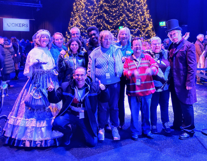 Buitenhof Reizen voor mensen met een verstandelijke beperking - ondernemend - André Rieu kerstconcert - groepsfoto Buitenhof Reizen voor mensen met een verstandelijke beperking - ondernemend - André Rieu kerstconcert - groepsfoto