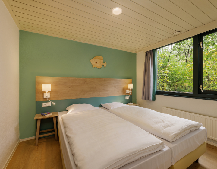 Buitenhof Reizen - Center Parcs De Kempervennen - begeleide groepsreizen voor mensen met een verstandelijke beperking - Slaapkamer
