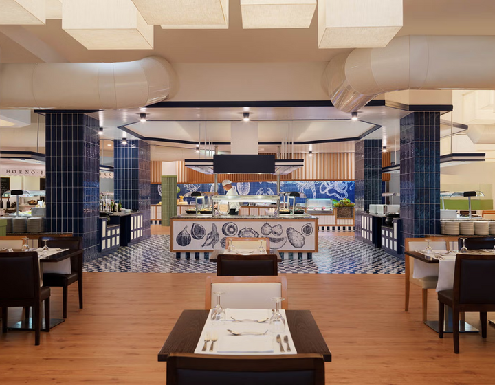 Buitenhof Reizen - H10 Las Palmeras - begeleide groepsreizen voor mensen met een verstandelijke beperking - buffet restaurant