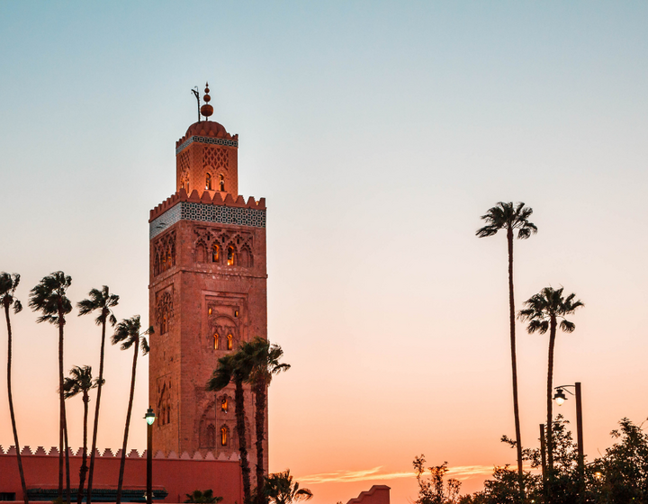 Buitenhof Reizen - Kleurrijk Marrakech - begeleide groepsreizen voor mensen met een verstandelijke beperking - Marrakech moskee